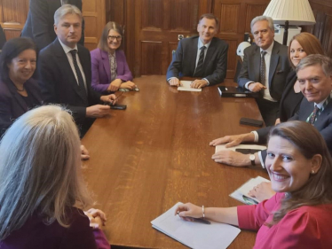 Daniel and other MPs meeting the Chancellor